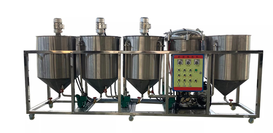 Ακατέργαστη μηχανή διυλιστηρίων πετρελαίου ρυζιού μηχανών καθαρισμού ηλιέλαιων του ISO