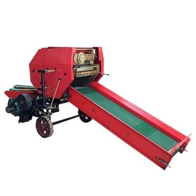 Μηχανή συσκευασίας χορταριού ζωικού κεφαλαίου cOem Wearproof γύρω από την τυλίγοντας μηχανή δεμάτων