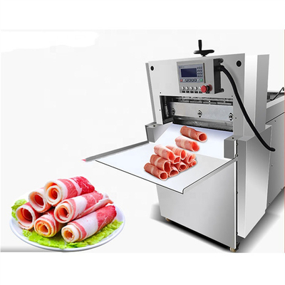 Αρνητική Slicer κρέατος 18C βιομηχανική πλήρης αυτόματη μηχανή 0,1 *5mm 0.6t/Χ βόειου κρέατος