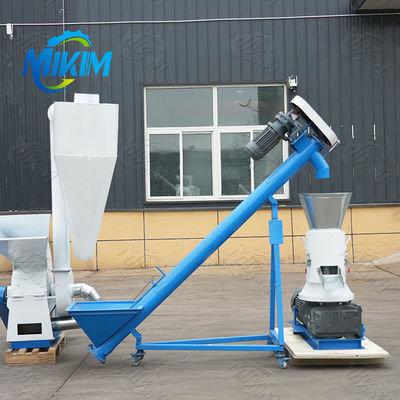 Αυτοματοποιημένη γραμμή παραγωγής πελετών καυσίμου αγροτικού άχυρου