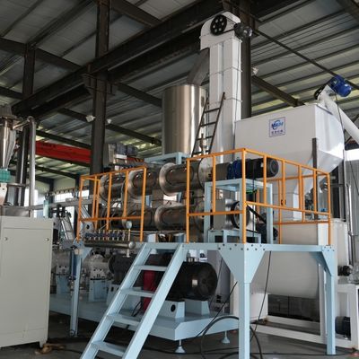 επιπλέουσα γραμμή παραγωγής 0,5 τροφών ψαριών πουλερικών 22*2*4m σε 6Ton/Χ