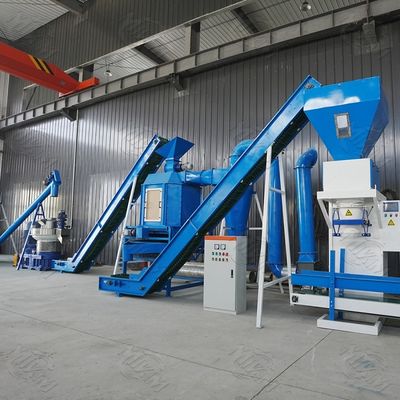 Προσανατολισμένη προς PTO μηχανή σβόλων βιομαζών από το ξύλο αποβλήτων και τη σκόνη άνθρακα