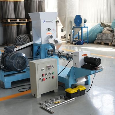 Customized Small Fish Feed Pellet Extruder Manufacturing Machinery Make Machine Floating Plant