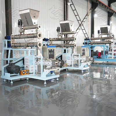 Big Capacity 1-4T/H Single-Screw pet food extruder floating fish feed pellet making machine for sale