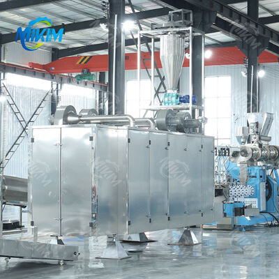 1-2T/H Μεγάλης χωρητικότητας Πλωτός/Βυθισμένος Εξωθητήρας σφαιριδίων τροφοδοσίας ψαριών υγρού τύπου μονής βίδας Γραμμή παραγωγής Carp Shrimp Pet Food Motor PLC Pump Gear