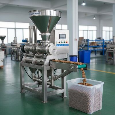 Μηχανή με σφαιρίδια τροφής ψαριών από ανοξείδωτο χάλυβα με χωρητικότητα 100-2000 kg/ώρα και αυτόματη τροφοδοσία για εκχυλιστή τροφής για ζώα συντροφιάς