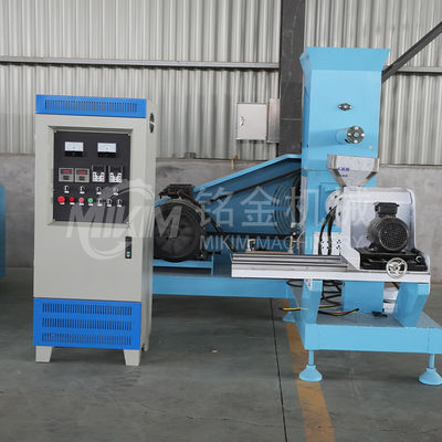 400kg/ODM Χ που επιπλέει τη γραμμή παραγωγής 90mm μηχανών σβόλων τροφών ψαριών ενιαία βίδα