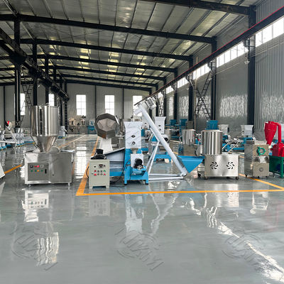 High Capacity Pet Feed Production Line for Producing Various Animal Feed Pellets Including Fish Shrimp Dog Poultry and Rabbit Feed