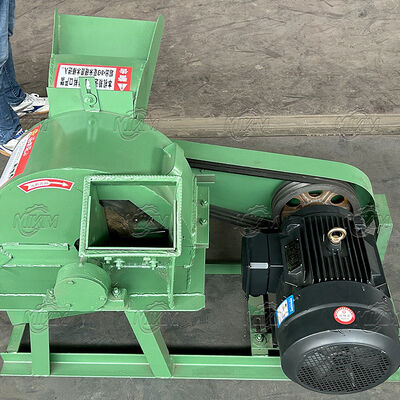 Απίστευτα Ισχυρή Μεγάλη Μηχανή Θραυστήρας Κλαδιών Πεύκου 450 κιλών με Κέλυφος Καρύδας, Οθόνη Θραυστήρα Πριονιδιού Ξύλου