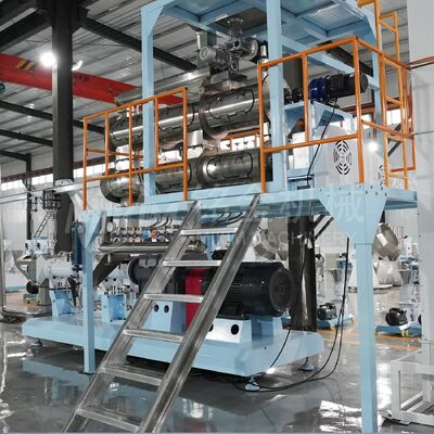 Ποιότητα 1.2-1.5 T/H Εξωθητής Πλωτής Τροφής Ψαριών Διπλού Κοχλία εργοστάσιο