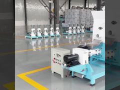 Γραμμή Μηχανής Εξώθησης Πλωτών Τροφών Ψαριών Εξοπλισμός Παραγωγής Συσσωματωμάτων Τροφών Ψαριών