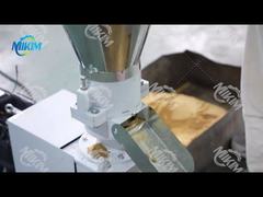 Δοκιμαστική λειτουργία μηχανής πέλλετ τροφοδοσίας