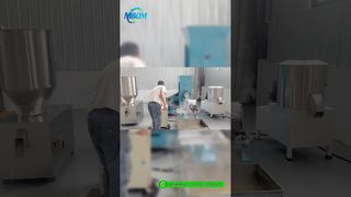 Εργοστασιακή δοκιμαστική εκτέλεση εξωθητήρα τροφίμων για κατοικίδια | Triangular Dog Food Production#petfoodextruder#dogfoodextruder